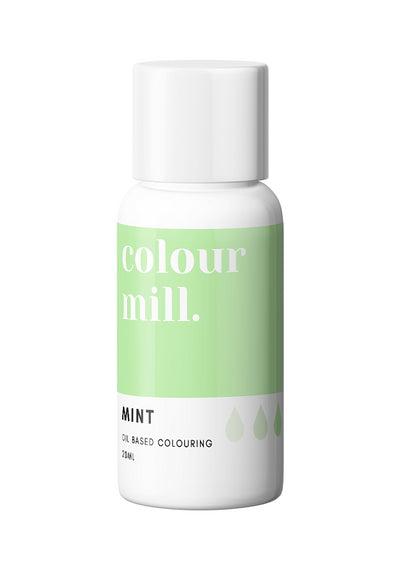Mint oil based colouring