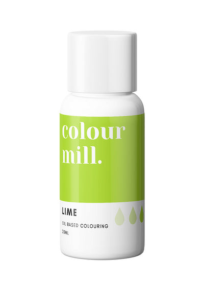 lime oil based food colouring