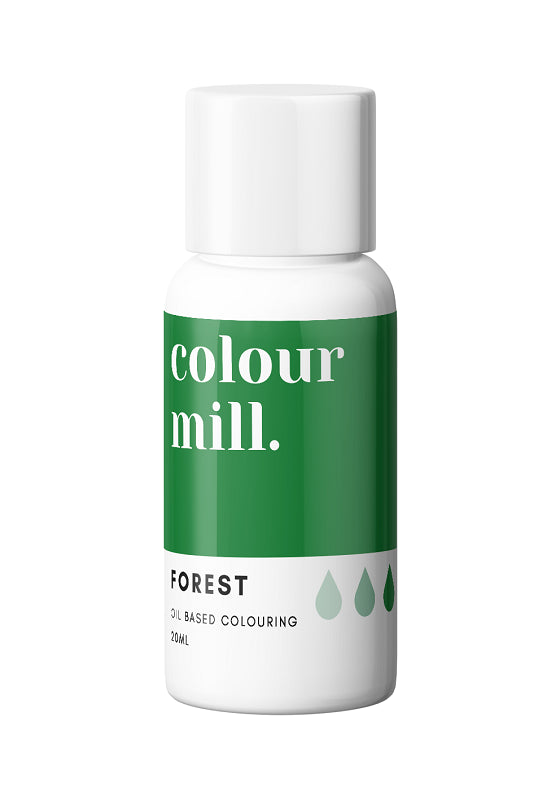 Forest green oil based colouring