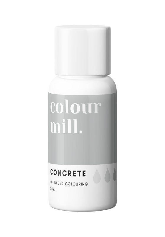 Colour mill concrete grey bottle