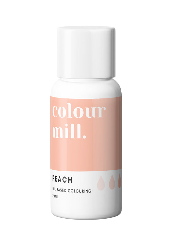 Peach oil based colouring