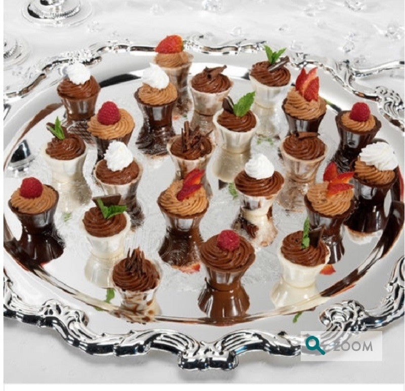 Cordial shot glasses or dessert cups chocolate mould