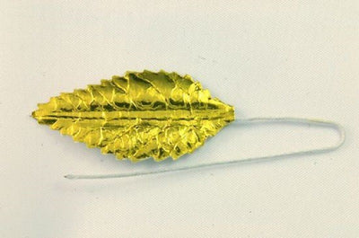 Gold leaf Wired bundle of 50 1.5 inch 3.75 cm