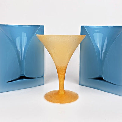 Martini glass isomalt silicone mould by Simi Cakes