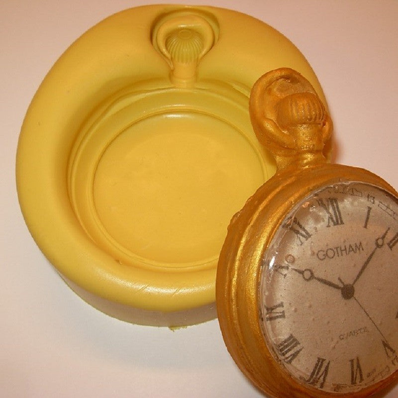 Pocket Watch silicone mould by Simi Cakes