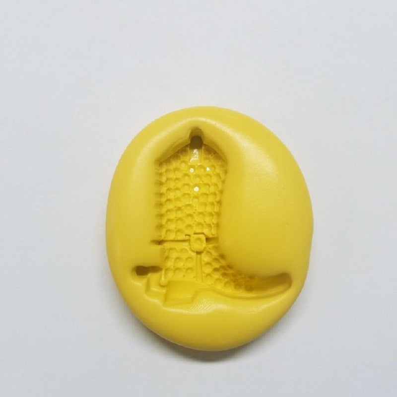 Diamond Cowboy boot isomalt silicone mould by Simi Cakes