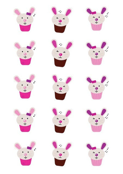 Design Sheet edible image Easter Bunny Assortment