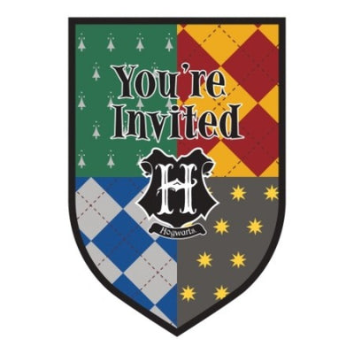 HARRY POTTER Party invites (8)