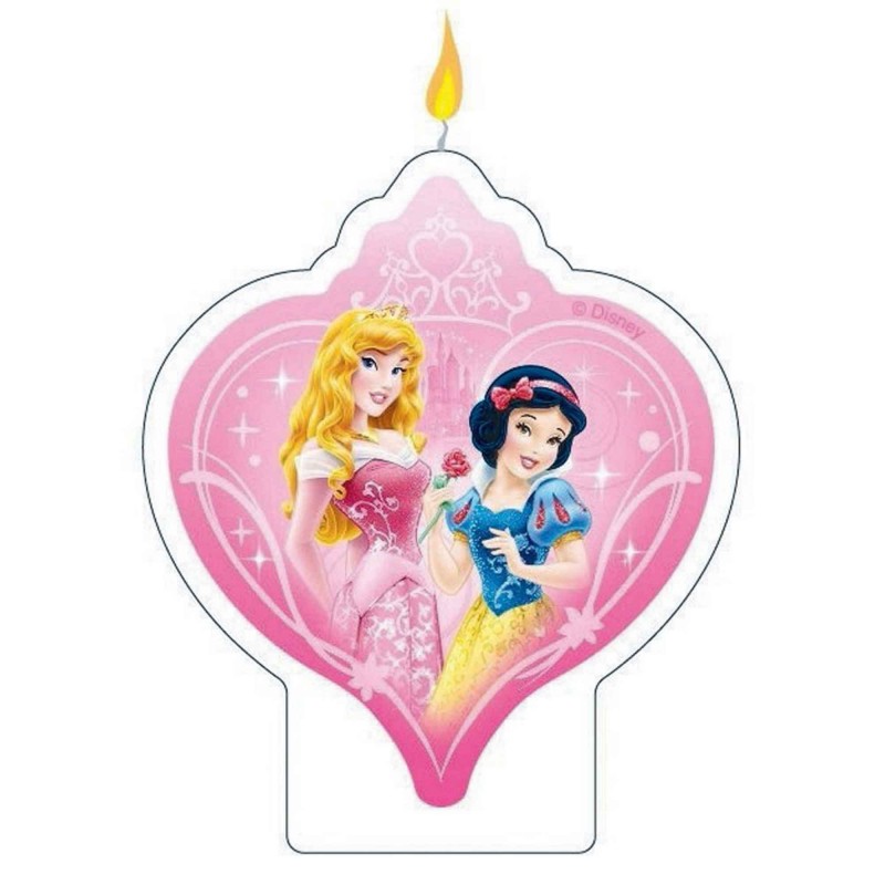 Disney princess flat candle Snow white and Aurora
