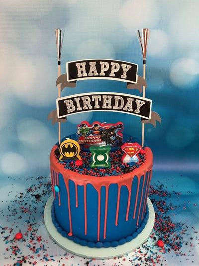 Justice League cake decorating kit