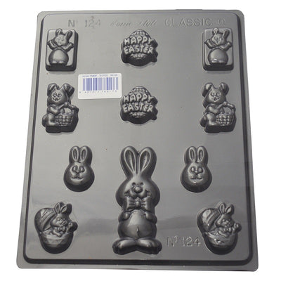 Easter bunny variety chocolate mould
