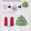 3d Christmas tree and present lollipop mould