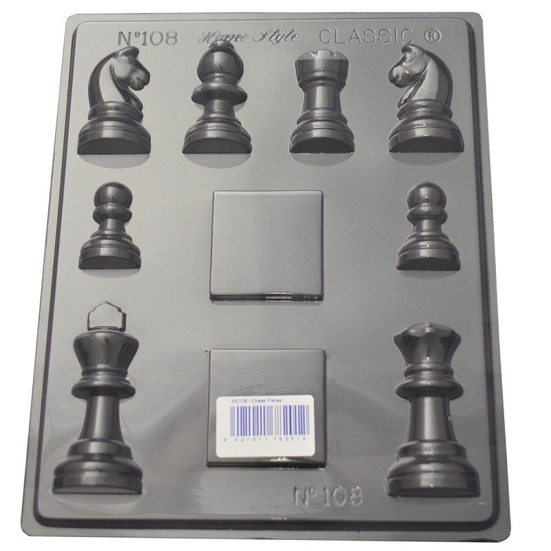 3d Chess set chocolate mould