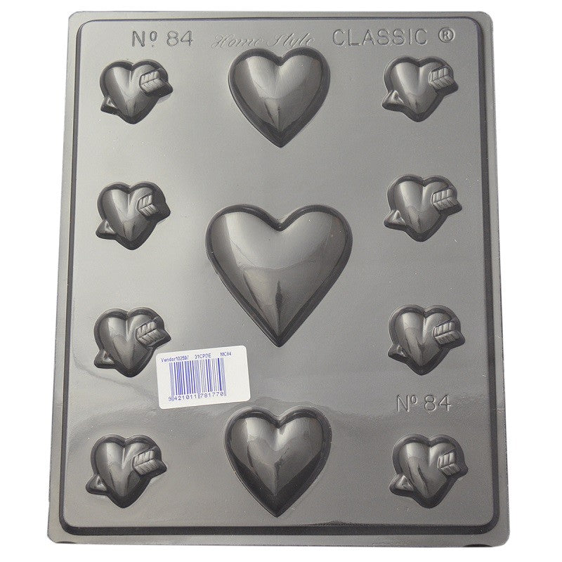 Hearts variety chocolate mould