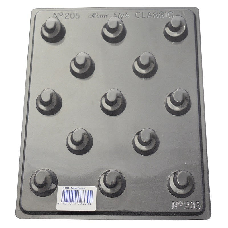 Dented Rounds Dented rounds deep fill chocolate mould - Kiwicakes