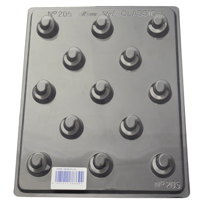 Dented rounds deep fill chocolate mould