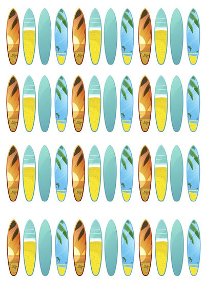A4 Edible icing image Surfboards