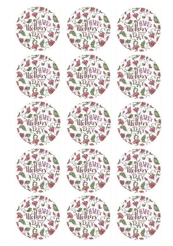 Design Sheet edible image Mothers Day