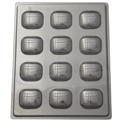 Elite square cushion shaped deep fill chocolate mould