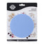 A blue circular foam petal pad for sugarcraft flower making, packaged in a card with floral designs and the JEM brand at the top.