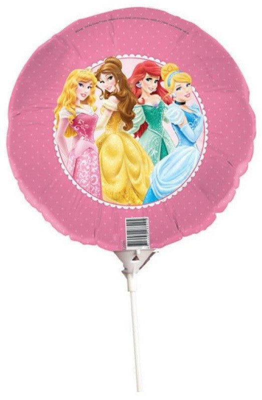 Foil Balloon on stick Air or Helium Disney Princess