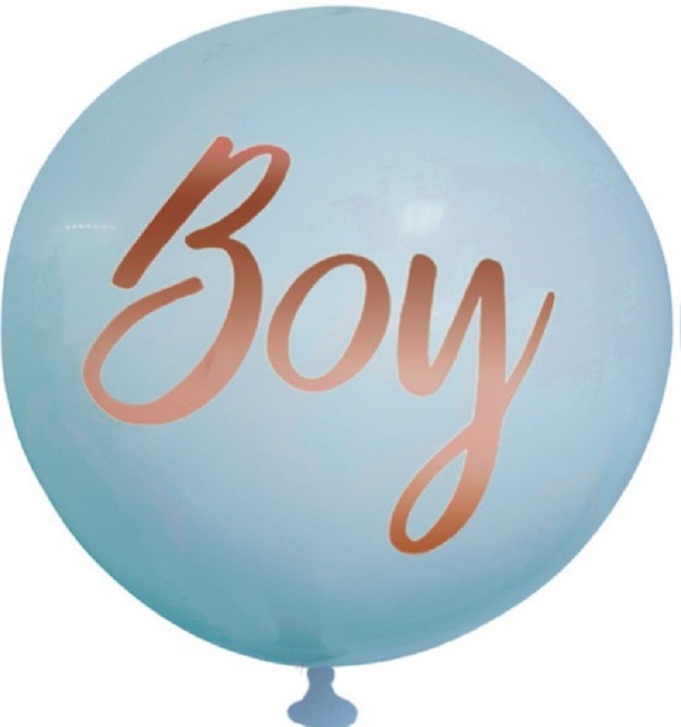 Giant 90cm Balloon BOY suitable for baby shower