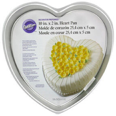 10 inch heart shape cake pan Decorator Preferred by Wilton