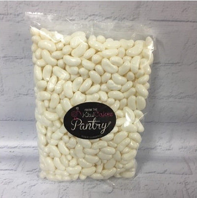 White Jelly Beans candy lollies