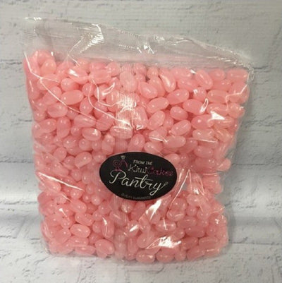 Baby pink Jelly Beans candy lollies