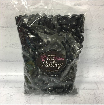 Black Jelly Beans candy lollies