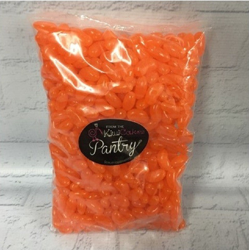 Orange Jelly Beans candy lollies