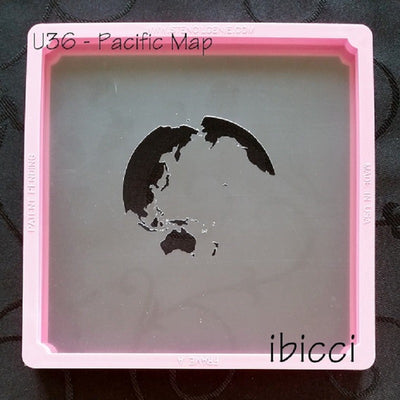 Pacific Map stencil by ibicci