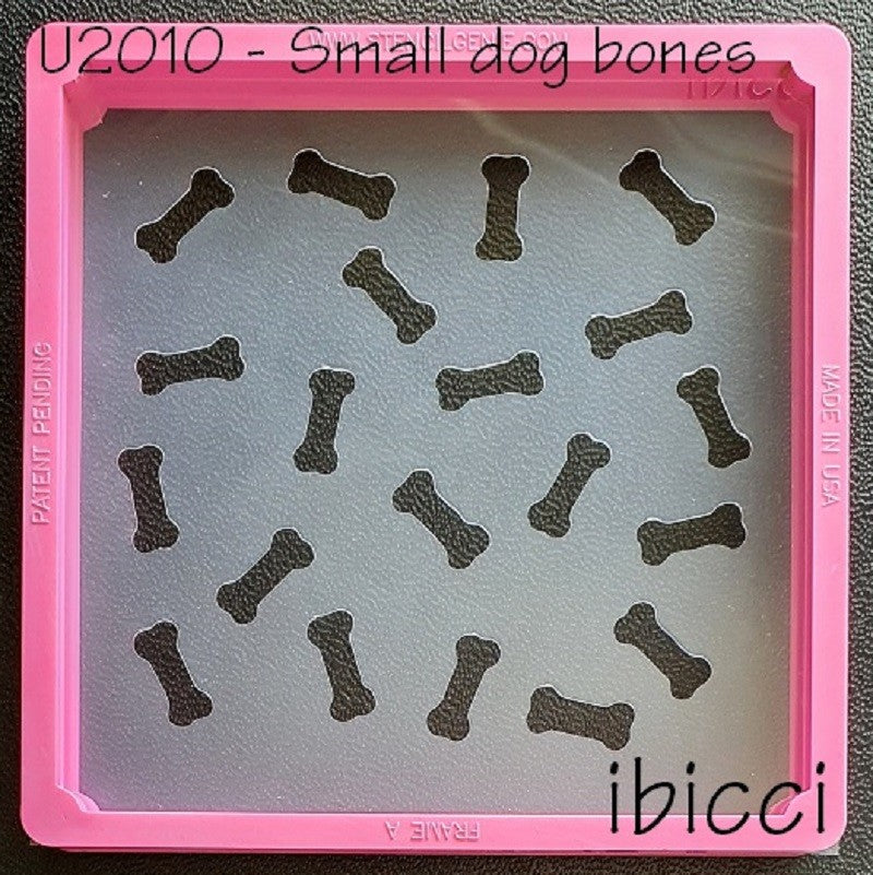 Dog Bones scattered stencil by ibicci