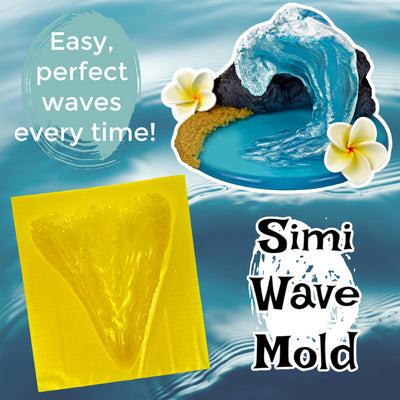 Simi Wave silicone mould for Isomalt