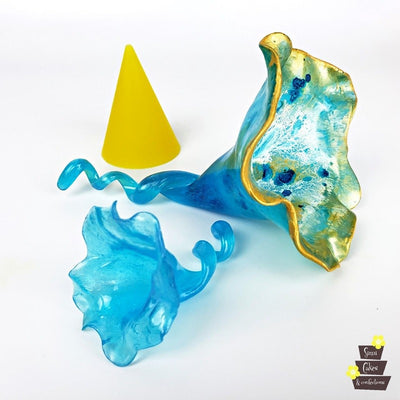 Simi Smooth Cone Former Silicone Mould for isomalt