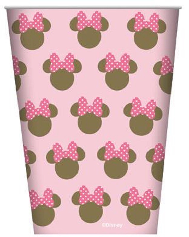 Minnie Mouse Silhouette Party Cups (8)