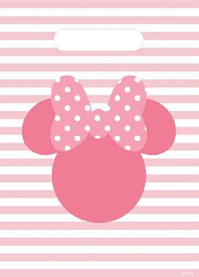 Minnie Mouse Silhouette Party Loot Bags