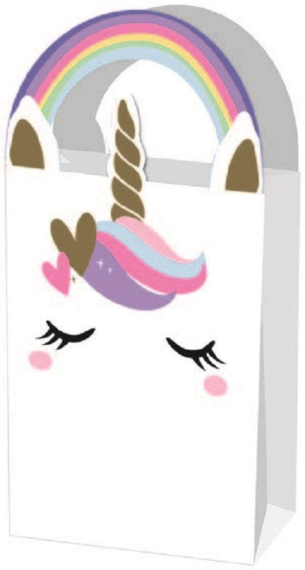 Unicorn face party bags (4)