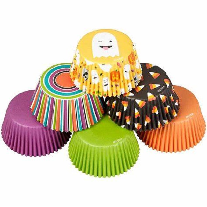 Halloween Ghost emoji standard cupcake papers 150 set
