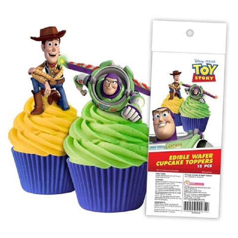 Toy Story pack 16 wafer paper cupcake toppers