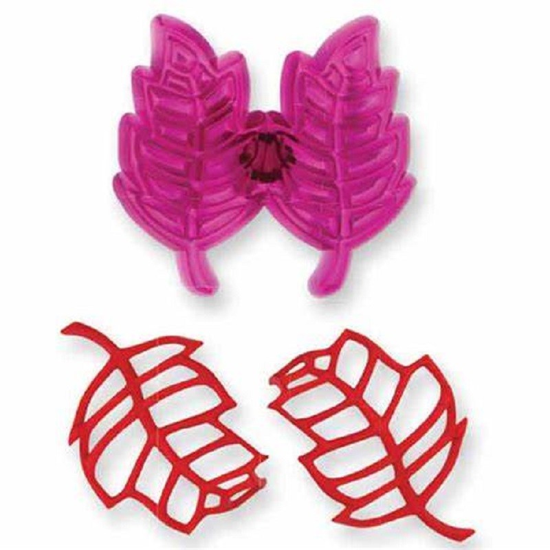 Jem Lacey Lacy Leaves filigree leaf cutter set of 2 leaves