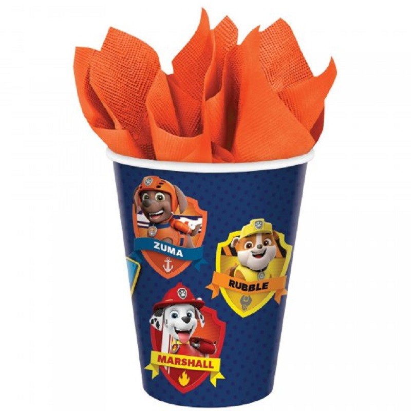 Paw Patrol party cups (8)