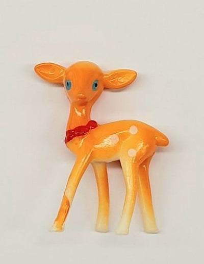 Small plastic Deer figurine for your Christmas cake