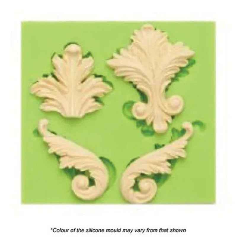 Baroque Scrolls and curlicues silicone mould