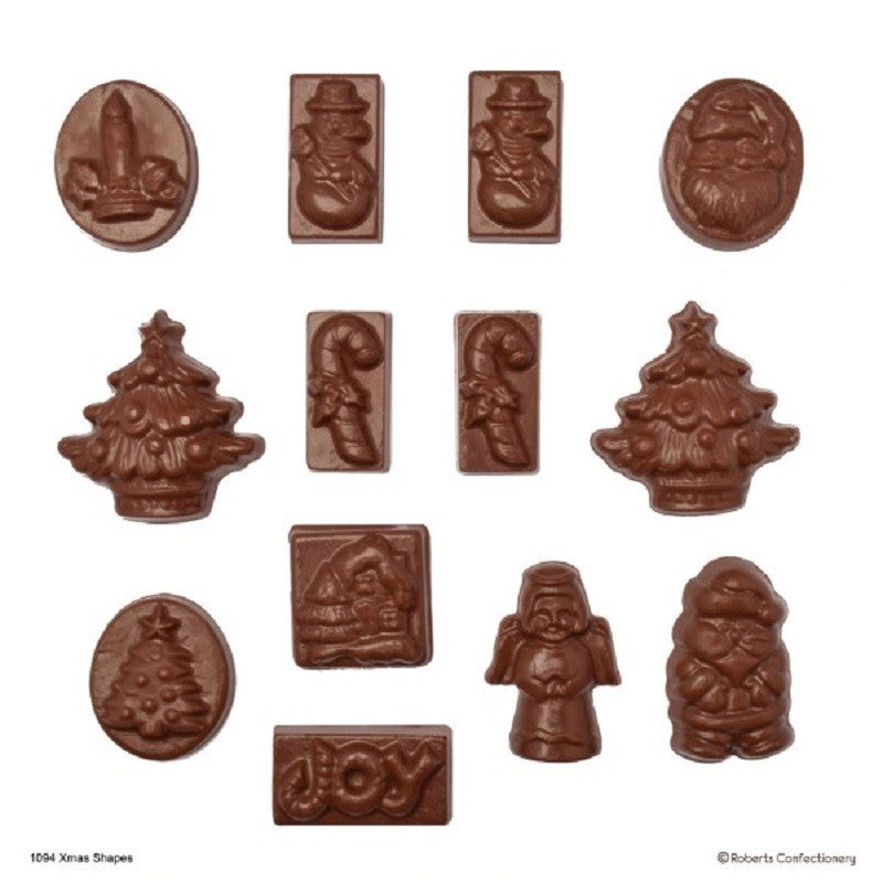 Christmas icons chocolate mould with instruction card
