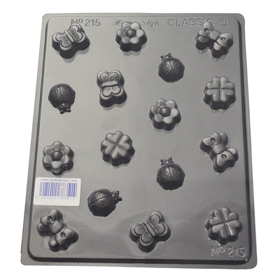 Butterflies Ladybugs and bows deep Truffle chocolate mould