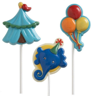 Elephant and big top circus lollipop chocolate mould