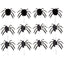 Spider honeycomb paper cupcake toppers