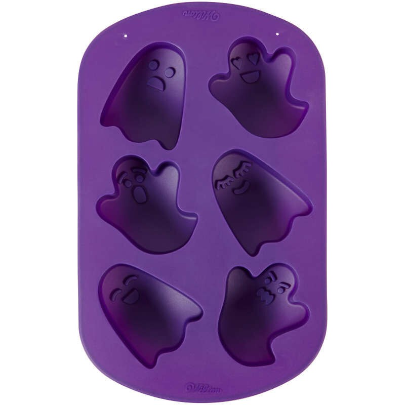 6 cavity silicone mould GHOST cake pan