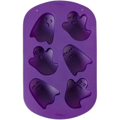 6 cavity silicone mould GHOST cake pan